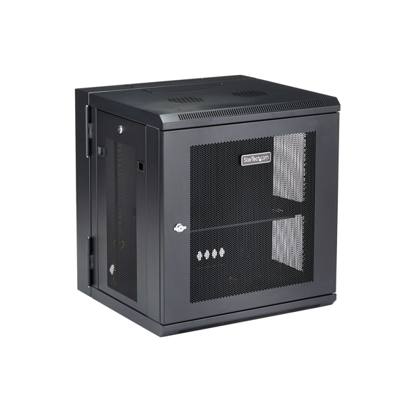 StarTech 12U Wall Mount Server Rack Up to 17in Deep - RK12WALHM