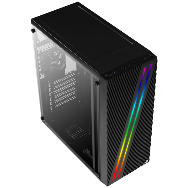 AeroCool Streak miditower, ATX, stylish gaming chassis - ACCM-PV19012.11