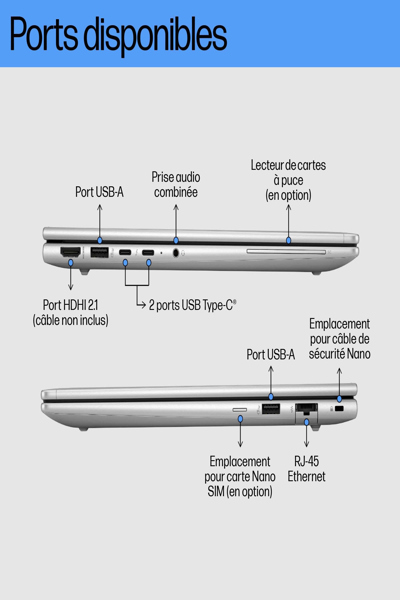 HP EliteBook 640 G11: Intel Core Ultra 5 125U Notebook - A37V8ET#ABH
