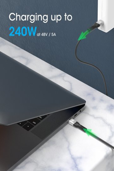Câble USB-C vers USB-C Manhattan 2 m 240 W