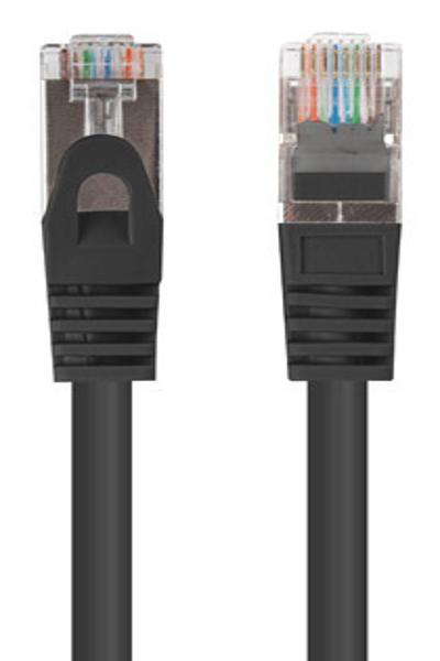 Lanberg PATCHCORD KAT.6 FTP 1M CZARNY FLUKE PASSED LANBERG 10-PACK - FTP