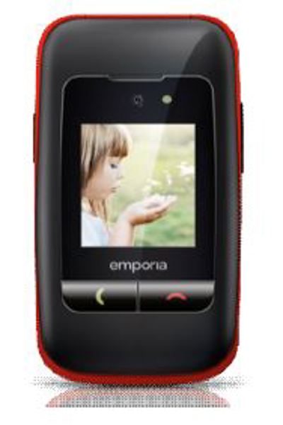 Téléphone à clapet à gros boutons Emporia ONE V200i noir