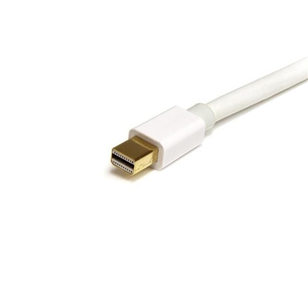 StarTech.com Mini DisplayPort Kabel 1,2 - MiniDP 4k - Stecker/Stecker - DisplayPort-Kabel - Mini DisplayPort (M) - Mini DisplayPort (M) - 2,0m - weiß (MDPMM2MW) - MDPMM2MW