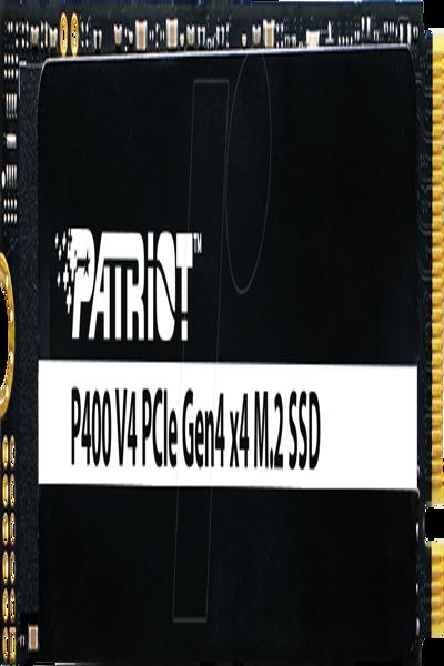 PATRIOT P400VP1TBM28H P400 V4 SSD - 1TB M.2 2280 PCIe Gen 4x4 - 6200/5200 MB/s - Black - Heatsink - P400VP1TBM28H