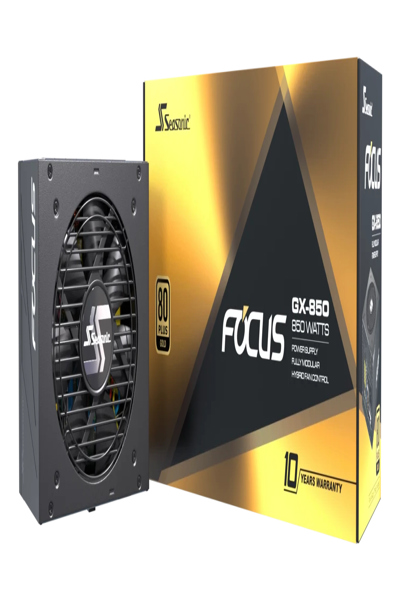 Seasonic nätaggregat 850W Focus-GX-850 ATX3 Modular Gold - Nätaggregat - ATX - FOCUS-GX-850-V4