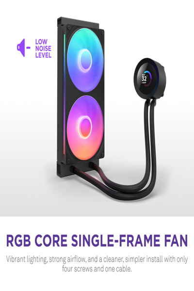 NZXT Kraken Plus RGB 240 schwarz