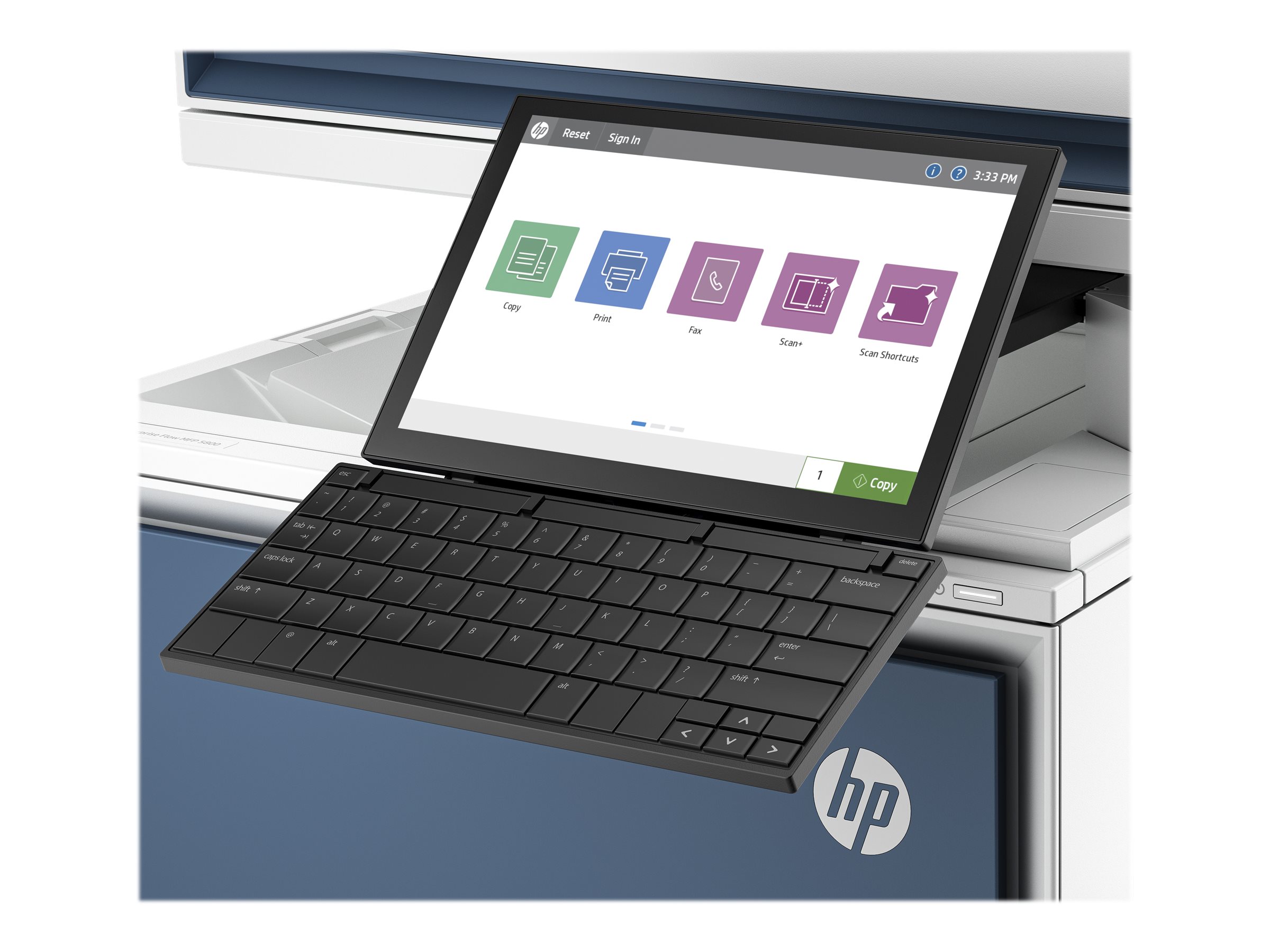 Imprimante multifonction HP Color LaserJet Enterprise Flow 5800zf