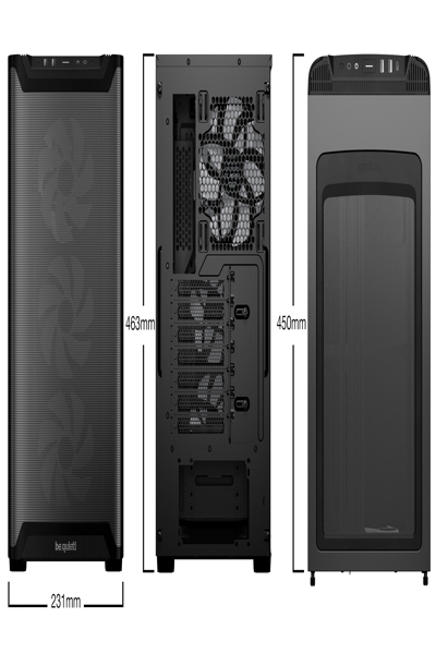 Be Quiet! Geh Pure Base 501 LX Black - Mini tower - ATX - BGW78