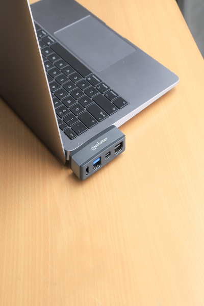 Manhattan USB-C PD auf HDMI 4-in-1 Mobile Dockingstation