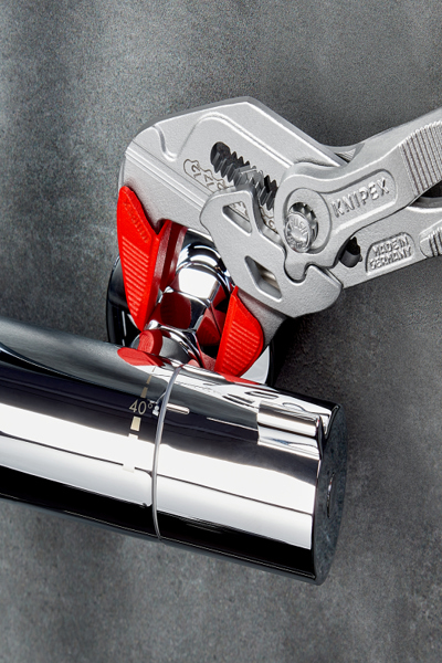 KNIPEX 86 03 250 Pince à rainure et languette Rouge