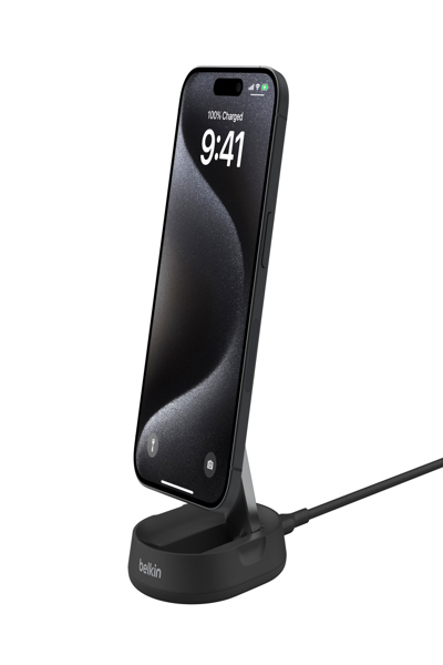 Belkin BOOST CHARGE Pro Convertible Qi2 15W Chargeur magnétique avec alimentation