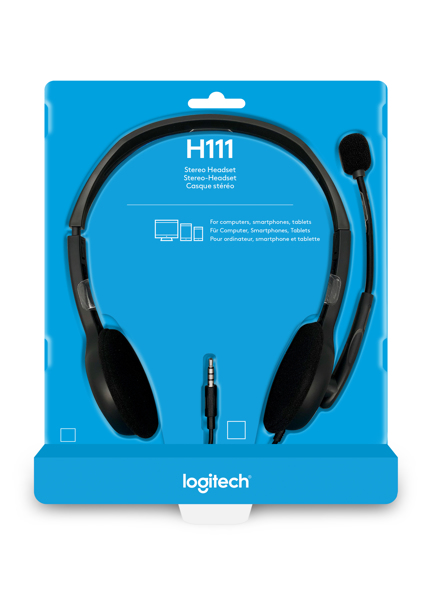 Logitech Stereo H111 - Hörlurar - 981-000593