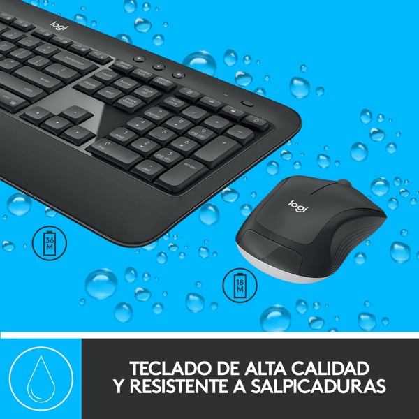 Logitech MK540 Advanced - Tangentbord och Mus set - 920-008680