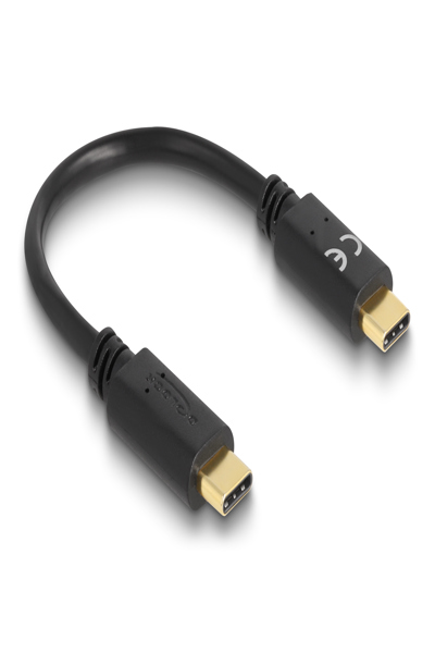 Delock USB-kabel - 24-stifts USB-C (hane) till 24-stifts USB-C (hane) - 85356