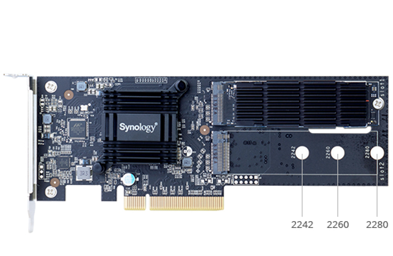 Synology M2D18 - PCIe - M.2 - PCI 2.0 - Interface card - M2D18