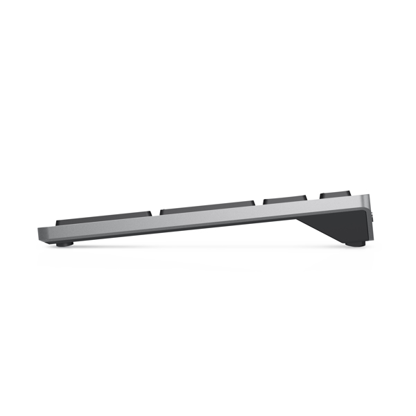 Dell KM7321W - Standard - RF Wireless + Bluetooth - AZERTY - Grey - Titanium - Mouse included - KM7321WGY-FR