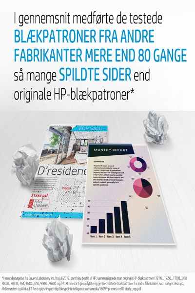 HP DeskJet 301XL Ink Cartridge: Black, 8ml Original - D8J45AE