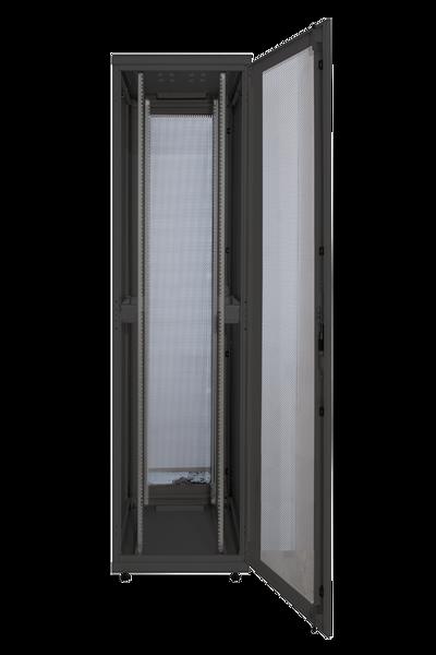 LogiLink 19" Standing Server Cabinet - Freestanding rack - 42U - 1500 kg - Key lock - 119 kg - Black - S42S61B