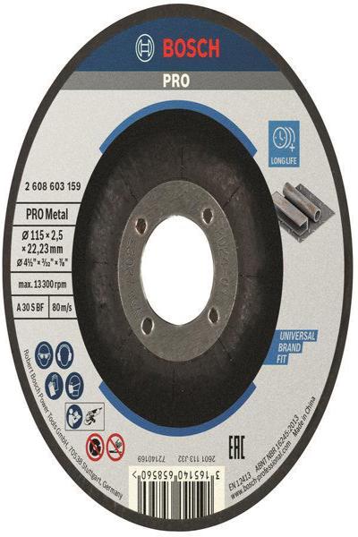 Bosch Trennscheibe Standard for Metal O 115mm Bohrung 22.23mm A 30 S BF