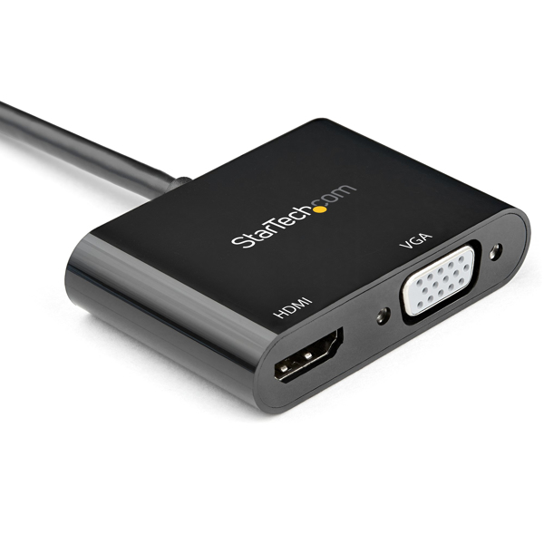 StarTech DisplayPort to HDMI VGA Adapter 4K 60Hz - DP2VGAHD20