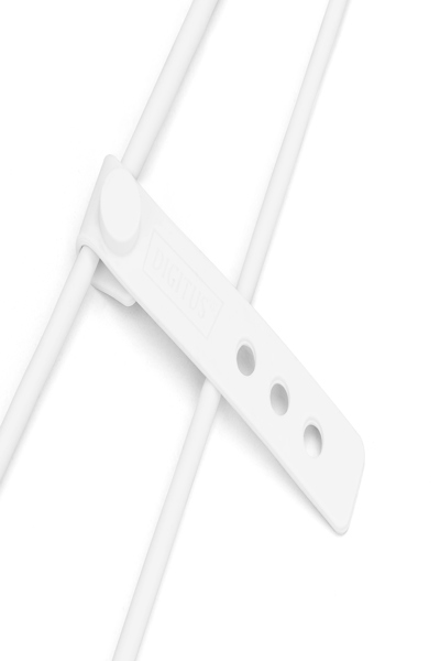 DIGITUS Lightning silikonanslutningskabel, USB-A - Lightning 0,5m, vit - AK-600108-005-W