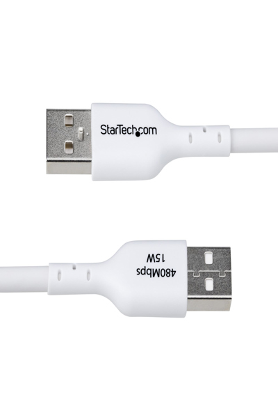 StarTech.com 3m White USB-A to USB-C Charging Cable - USB2AC3MNCWHE