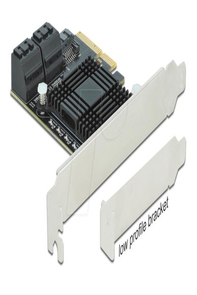 Delock 5-portars SATA PCI Express x4-kort - 90498