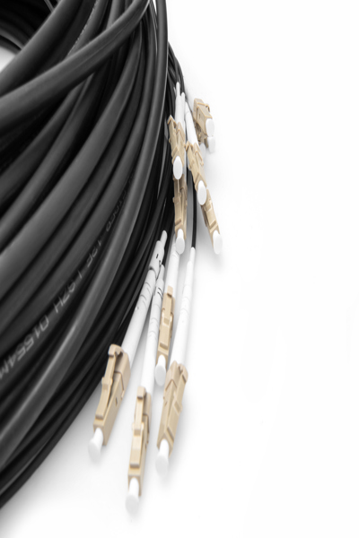 DIGITUS Pre-assembled Fiberglass Universal Breakout Cable, Multi Mode OM4, 12 Fibers, LC/UPC - LC/UPC - DK-2433CU050BK-BBB