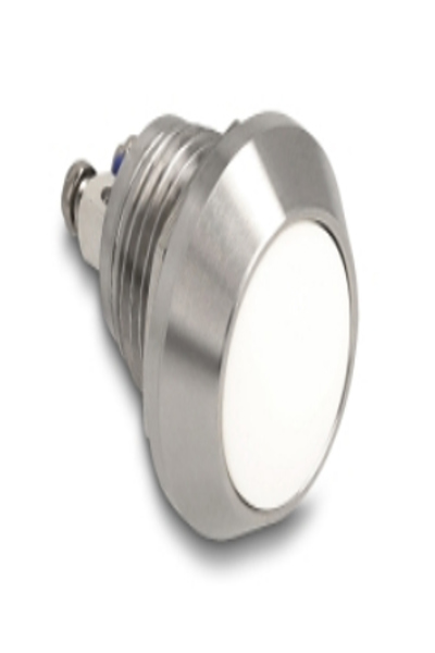 Delock 12mm Push Button Switch 2-Pin Screw Terminal - 22035