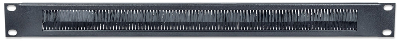 Rack bezel with grommet brush - 1U (19") - 712767