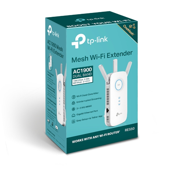 TP-LINK AC1900 Wi-Fi Range Extender RE550 - RE550