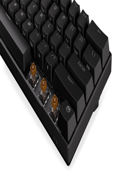 Clavier mécanique filaire et sans fil ENDORFY Thock Compact noir