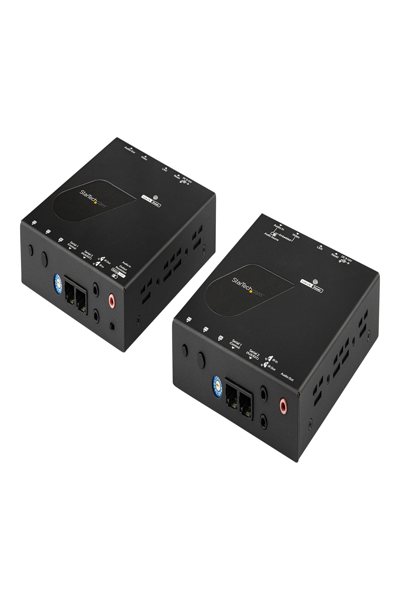 StarTech.com HDMI over IP Extender Kit with Video Wall Support - 1080p - 1920 x 1080 pixels - AV transmitter & receiver - 100 m - Black - ST12MHDLAN2K