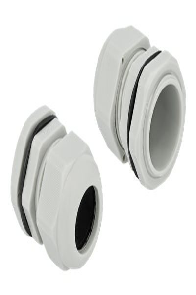Delock PG25 - Cable gland - grey (pack of 10) - 60225