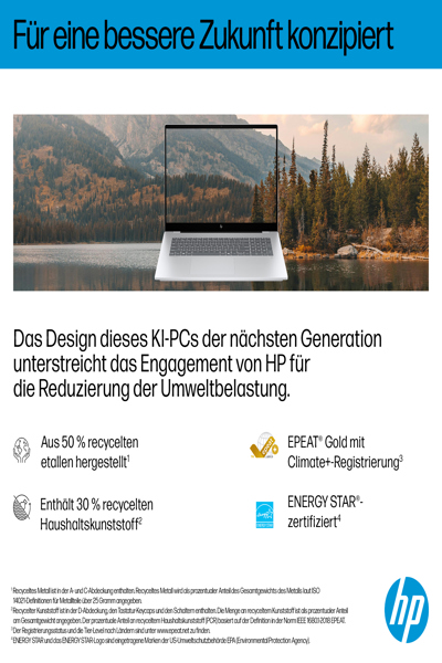 HP OmniBook BZ8F2EA: 17.3" Notebook, Core Ultra 7