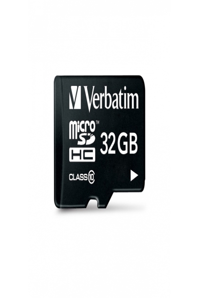 Verbatim Flash-minneskort (microSDHC till SD-adapter ingår) - 44083