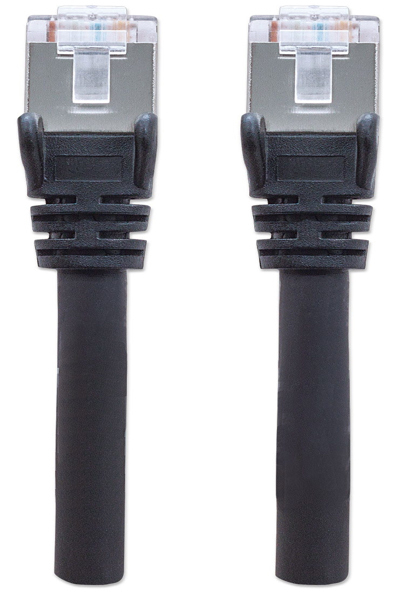 Intellinet nätverkspatchkabel Cat6A 7,5m svart - 318815