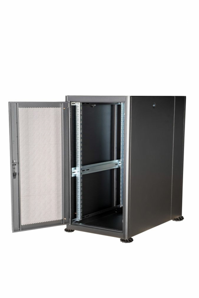 Baie serveur Equip 19" 600 x 1000 mm, porte perforée, noire