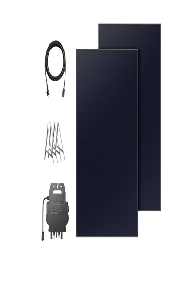 Système solaire de balcon Anker SOLIX RS40P avec supports, 600 W/800 W