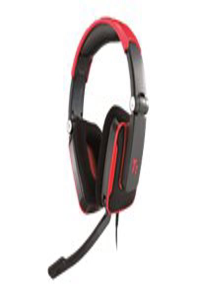 Thermaltake Shock Trådbundet Gaming Headset Svart Röd - HT-SHK002ECRE
