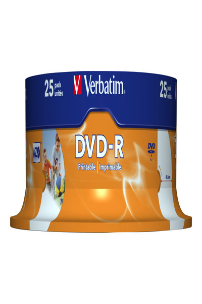 Verbatim 25x DVD-R - 4,7 GB 16x - 43538#PK1
