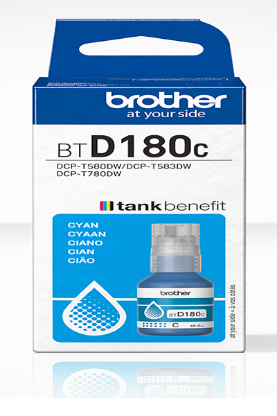 Brother Tintenflasche BTD-180C Cyan Original Ink Cartridge - BTD180C
