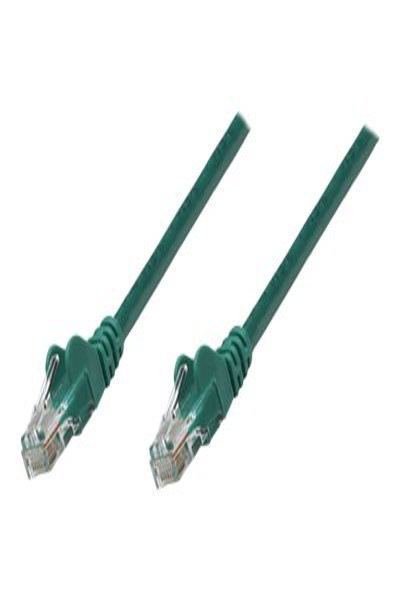 Câble de raccordement réseau Intellinet Cat6 0,25 m Vert