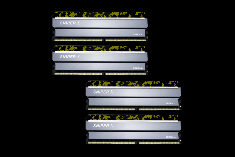 G.Skill Sniper X - 32 GB - 4 x 8 GB - DDR4 - F4-3200C16Q-32GSXKB