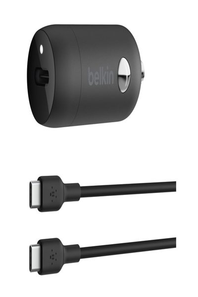 Belkin 30W Car Charger USB-C 1M Black - CCA004BT1MBK-B6