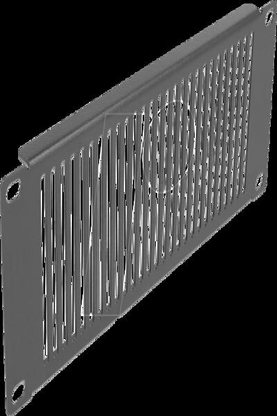 Delock Rack panel - black - 2U - 66669