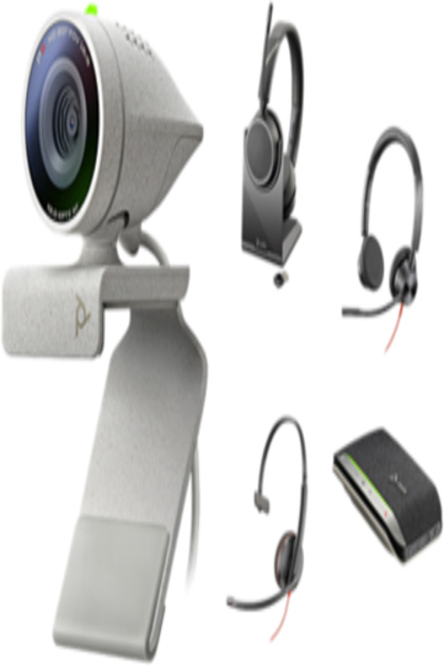 Poly Studio P5 USB-A Webcam TAA, 4 MP, 1920 x 1080 pixels, Full HD, 30 fps, 4x, USB - 76U43AA