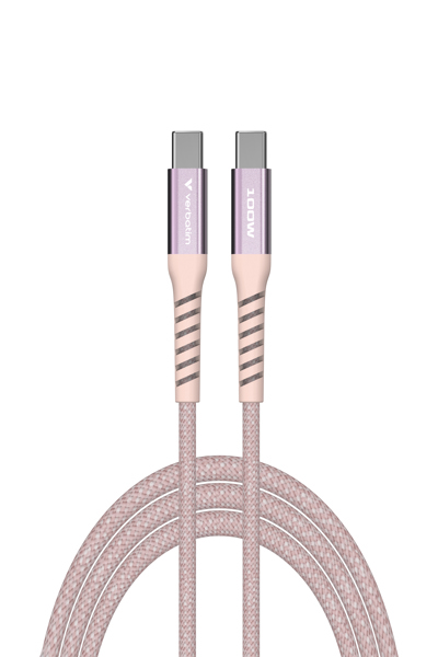 Verbatim Sync&Charge 100W USB-C/USB-C Magnetic pink 31857 - Cable - Digital - 31857