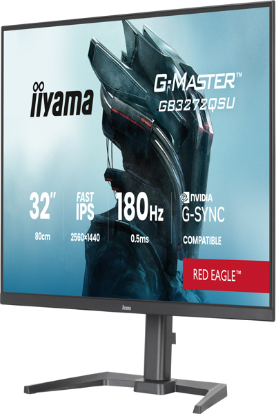 Iiyama GB3272QSU-B1 Gaming Monitor 32" IPS G-Master Flat Screen - GB3272QSU-B1