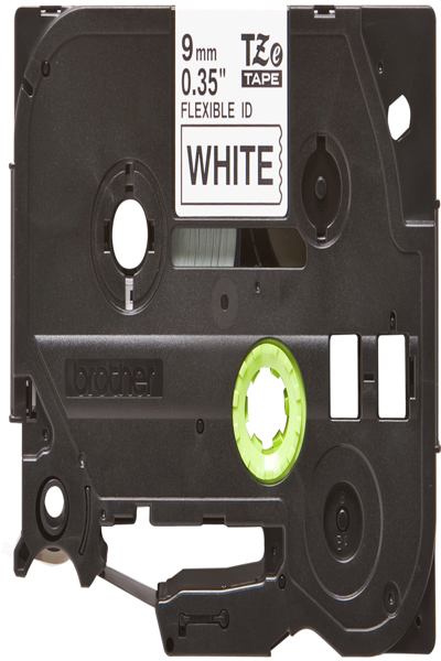 Brother TZe-FX221 - Adhesive - black on white - TZEFX221